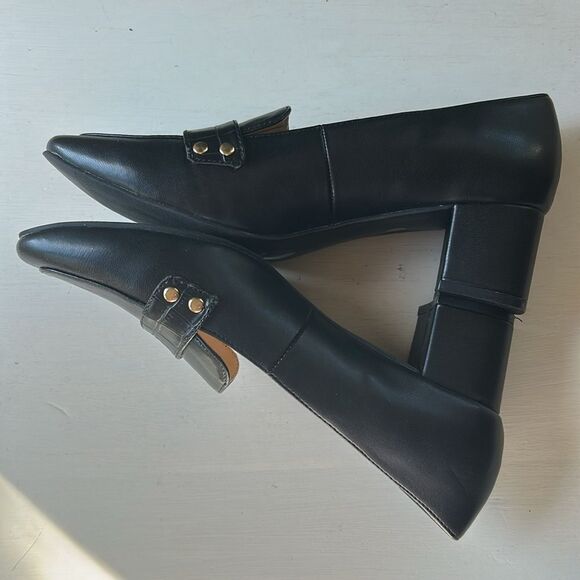 Liz Claiborne Black Slip On Classic Two Inch Heel New No Box Women’s 8 - Picture 7 of 14